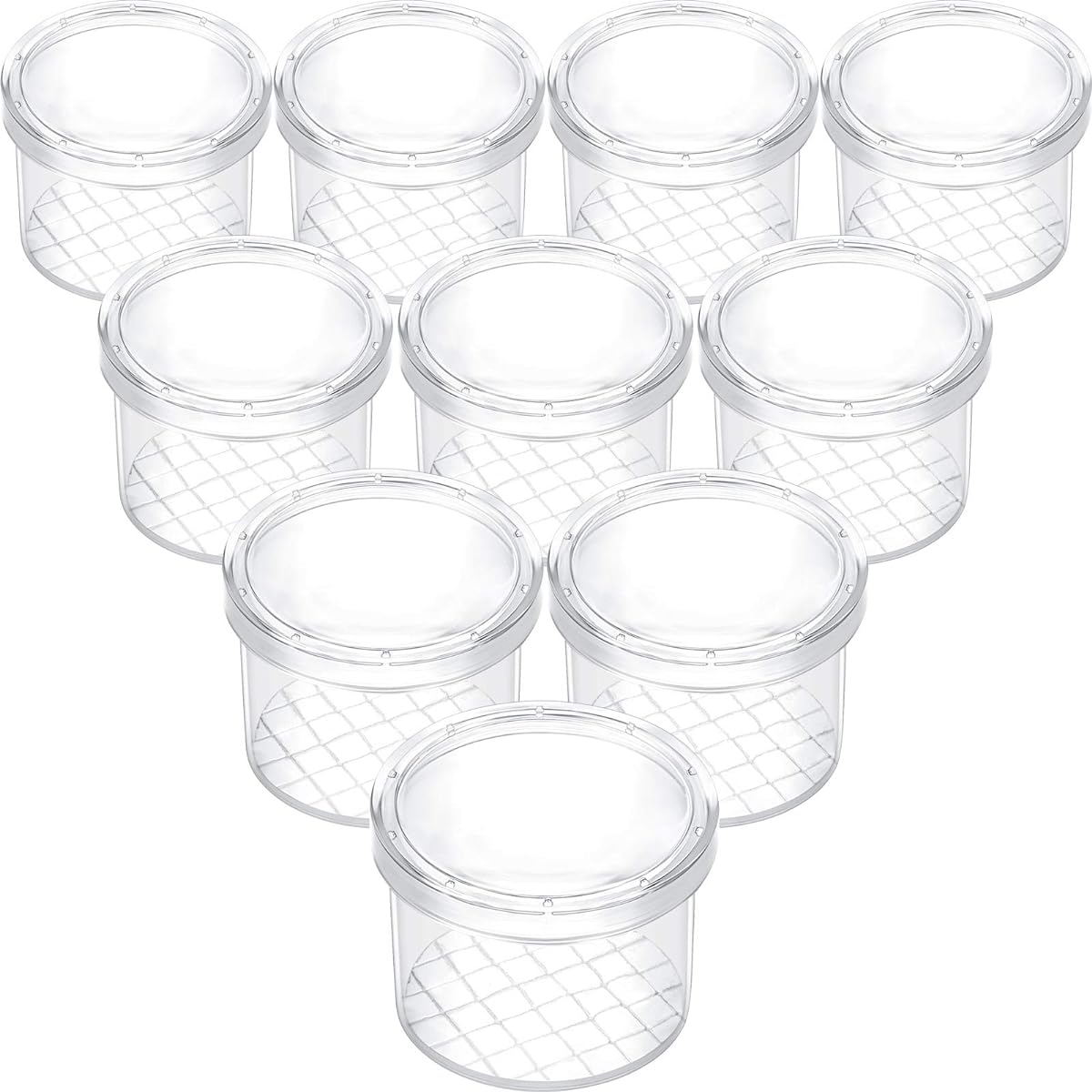 Sumind 30 Pieces Bug Appreciation Creature Cage Catcher Bug Magnifier Container Bug Catcher Cage Bug Container for Kids Science Nature Exploration Tools