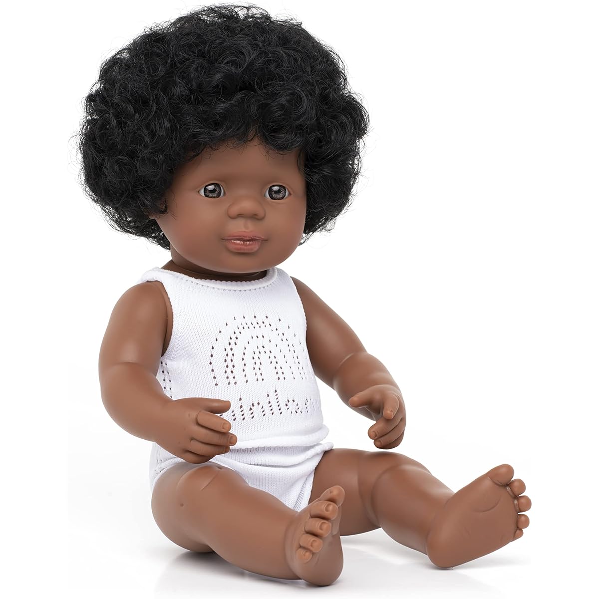 Miniland Educational - Baby African American - 15" Tall Anatomically Correct Doll