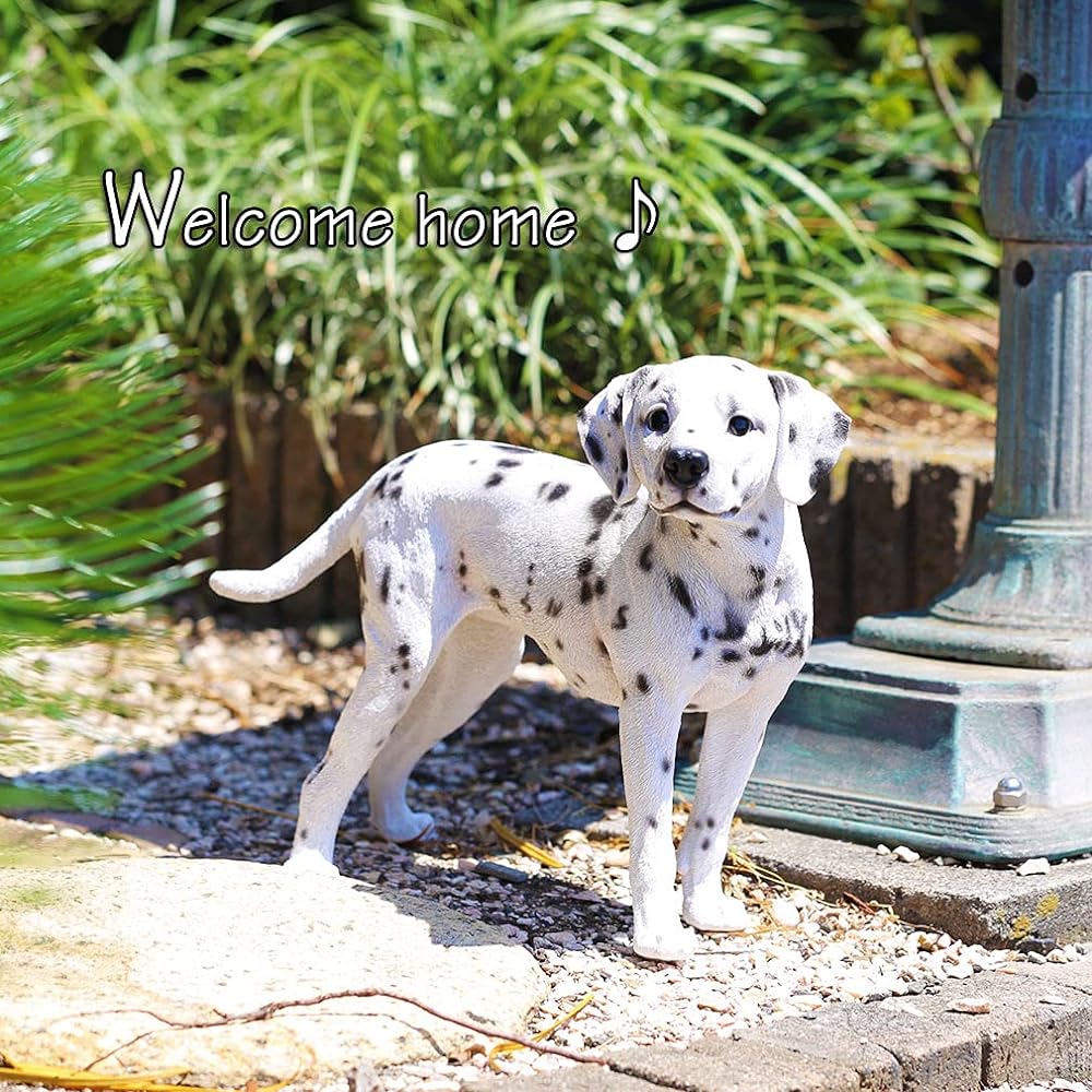 Devalier CA148 [Genuine Product] Dog Figurine Dalmatian Resin Gift Dot Perfect Present