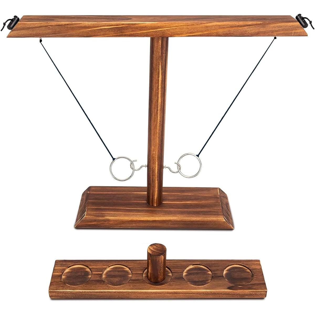 Ring Toss Game for Adults Drinking Games, Garden Games for Adults and Family, Outdoor Games for Adults, Camping Bar Party Table Games, 15.7" x 13" Large