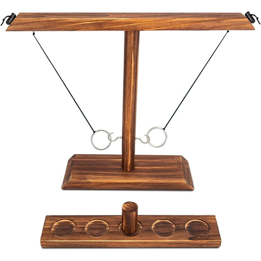 Ring Toss Game for Adults Drinking Games, Garden Games for Adults and Family, Outdoor Games for Adults, Camping Bar Party Table Games, 15.7" x 13" Large