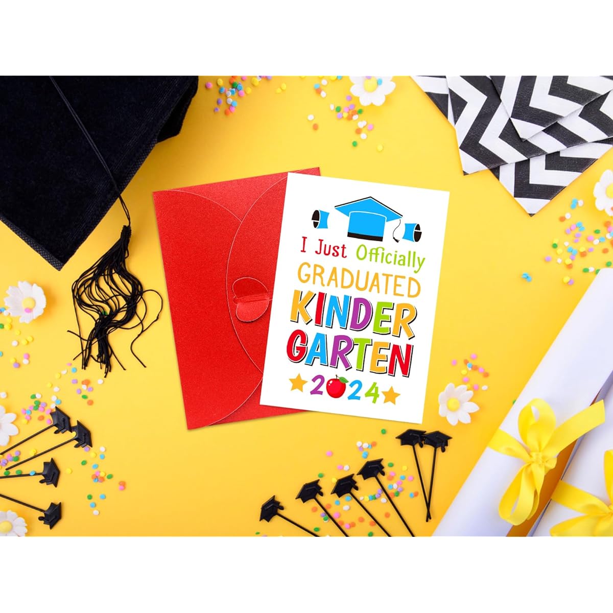 PETCEE Kindergarten Graduation Cards for Kids 2023 Preschool Graduation Greeting Cards Class of 2023 Kindergarten Preschool Graduation Gifts for Girls Boys Daughters Son Students