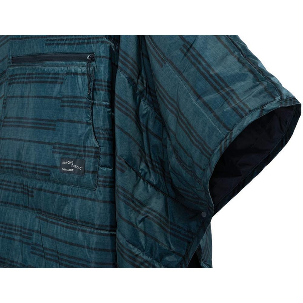 THERMAREST Outdoor Camping Hooded Blanket Honcho Poncho [Genuine Japanese Product]