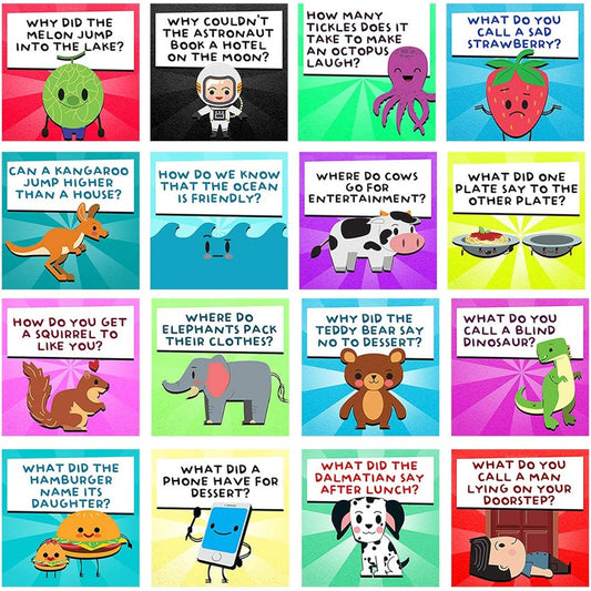 70 Joke Cards for Kids - Lunchbox Notes - Inspirational Motivational Cards for Kids - Jokes and Breads, for Boys and Girls - Great for Parties, School, Bake Sales, Picnics