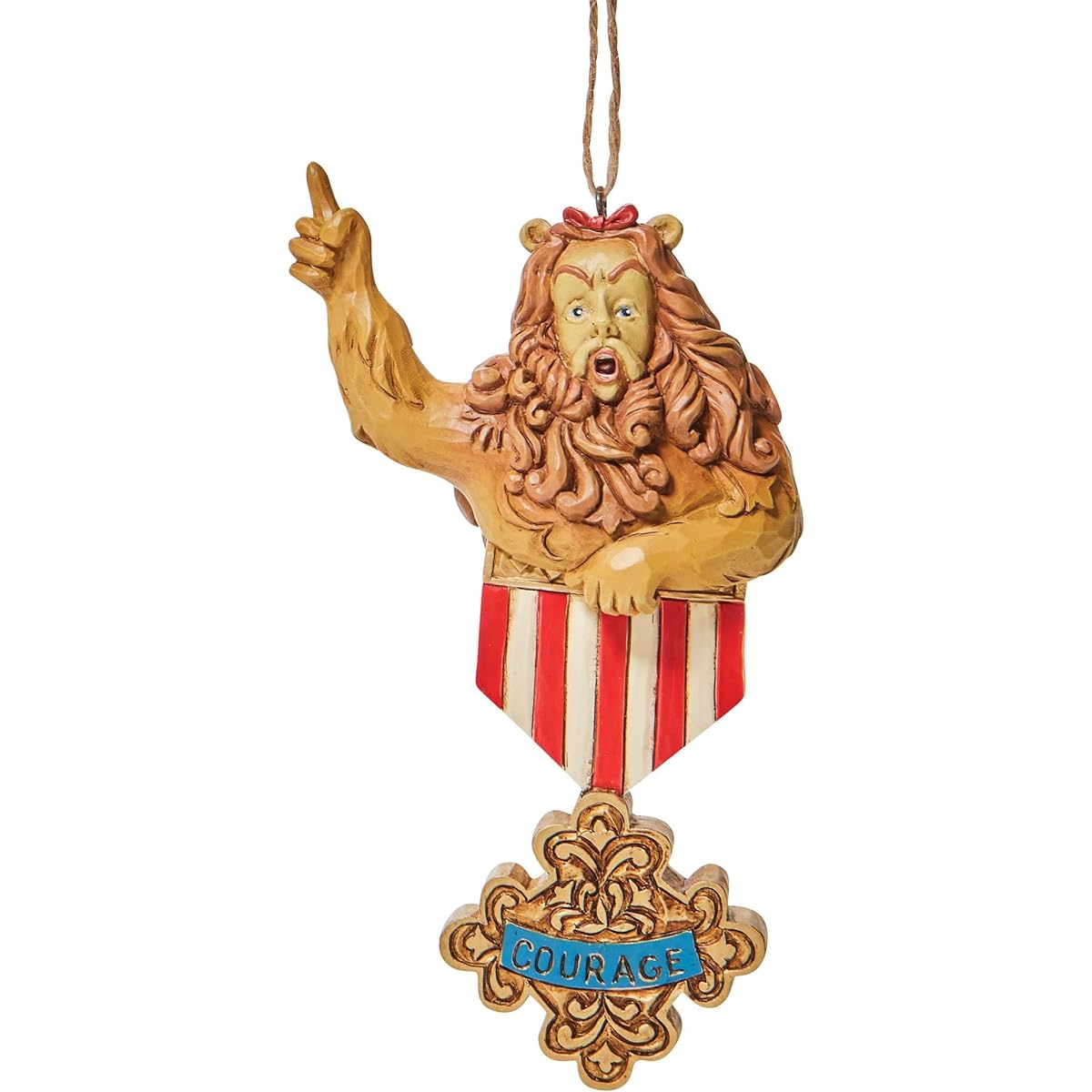 Wizard of Oz Cowardly Lion Courage Ornament