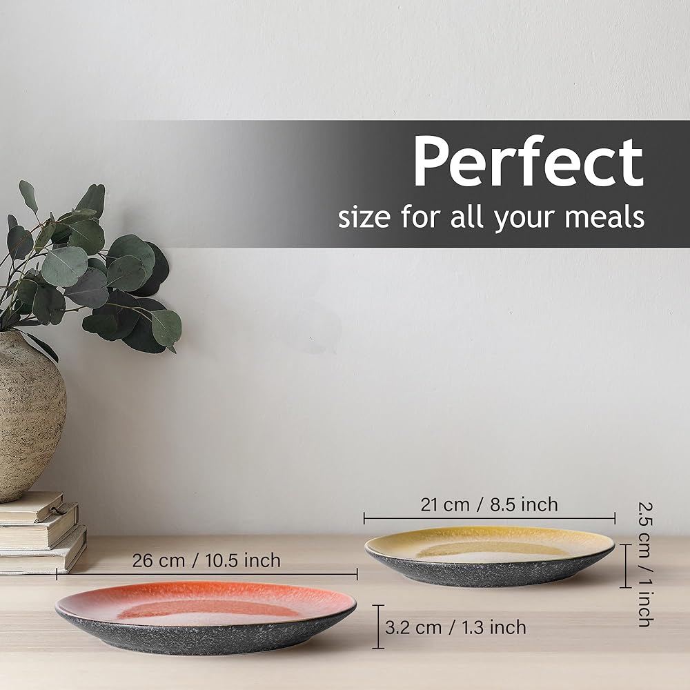 MIAMIO - Dinner plates - Las Palmitas collection (21 cm)