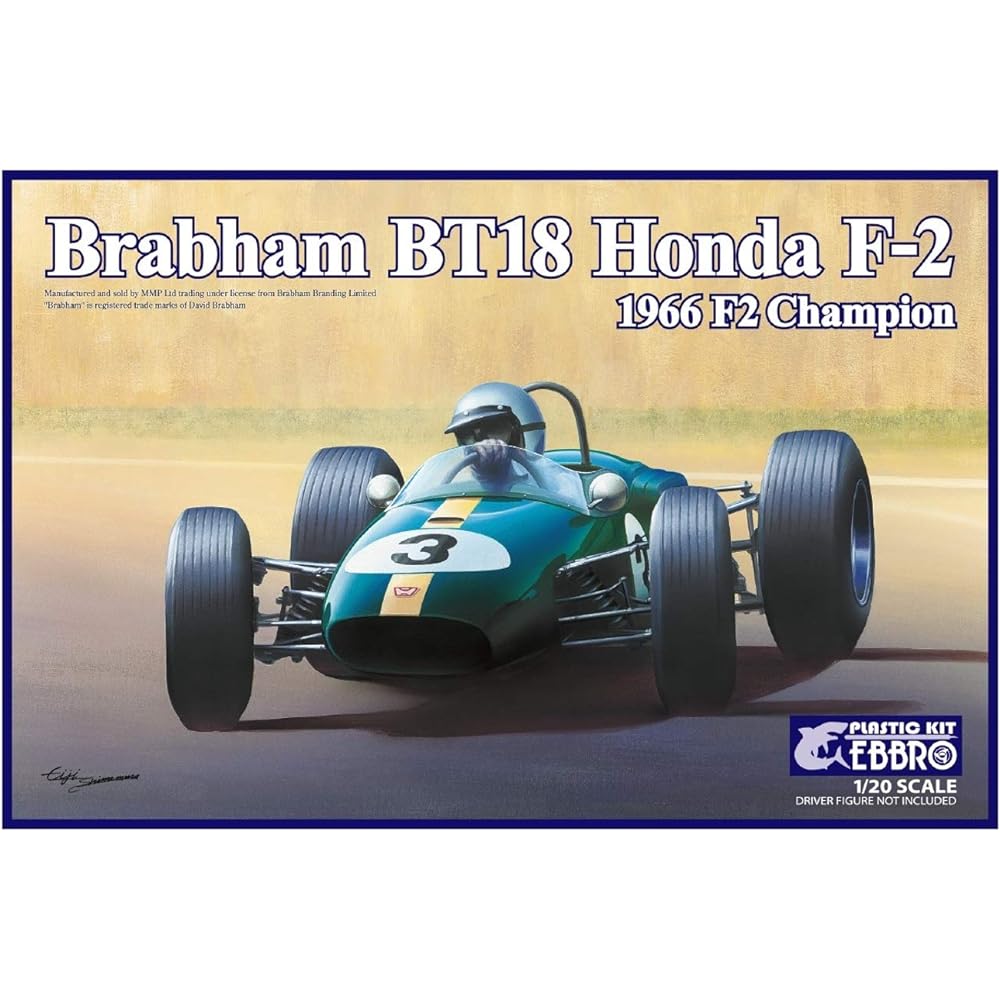 Ebro 1/20 Brabham Honda BT18 F2 1966 Champion Plastic Model 20022