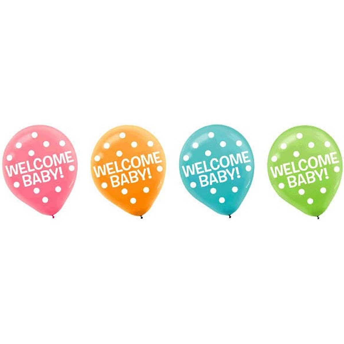 New Baby Girl Arrival Baby Shower Balloon - 10ct