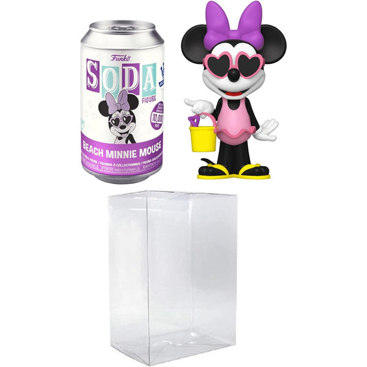 Funko Vinyl Soda Disney Beach Minnie Mouse Shop Exclusive Common Byron's Attic Soda Protector Included