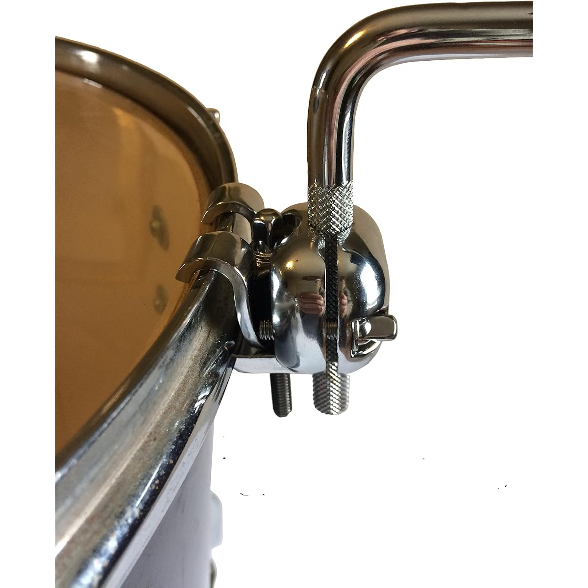 Cowbell Mount Bracket - Tom Hoop Clamp for Cowbell Jam Block Tambourine Splash Cymbal