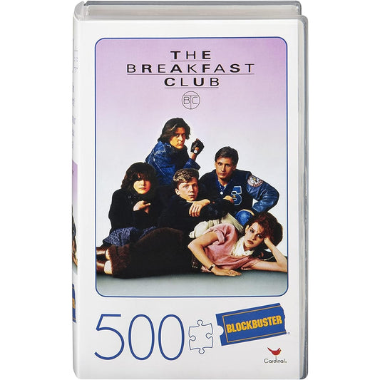 500 Piece Puzzle Plastic Retro Blockbuster VHS Video Case The Breakfast Club