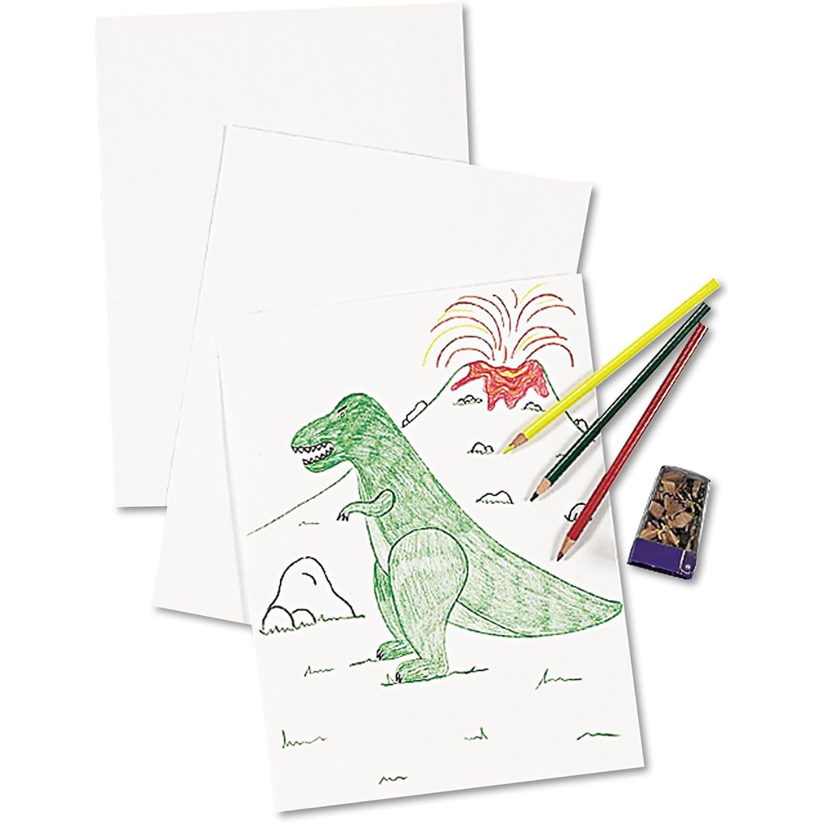 White Drawing Paper, 78 lbs, 9 x 12, Pure White, 500 Sheets/Ream (parallel import goods)