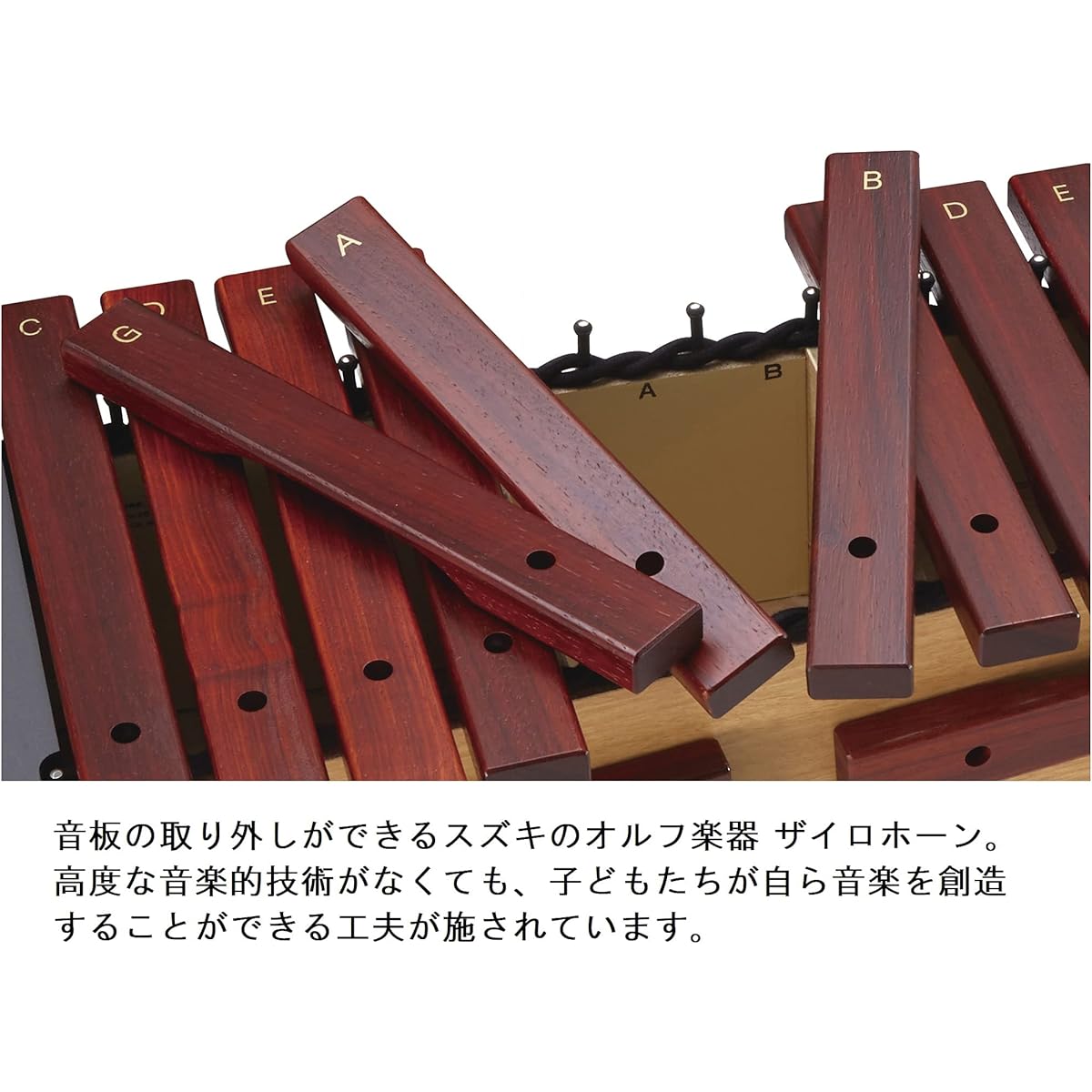 SUZUKI Suzuki Orff Musical Instrument Zylohorn Alto 16 notes XPA-16 13 main notes + 3 derived notes