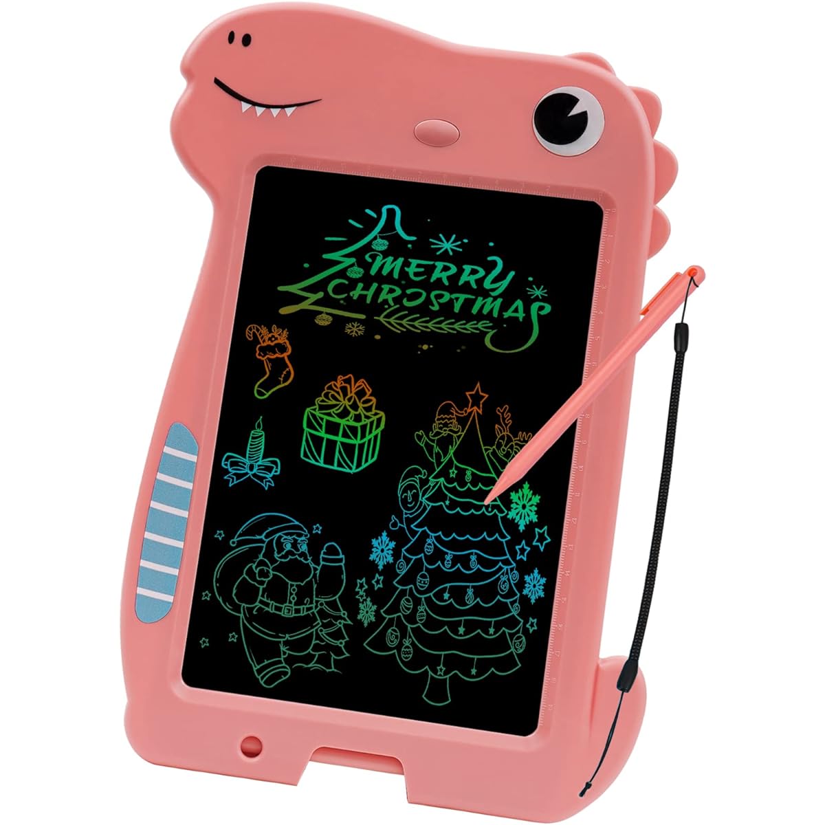 LCD Writing Tablet Doodle Board 10 Inch Colorful Doodle Board Drawing Pad for Kids Erasable Reusable Electronic Drawing Pad Learning Educational Toy for 3 Years Old 4 Years Old 5 Years Old 6 Years 7 Years Old Boys Girls (Pink)