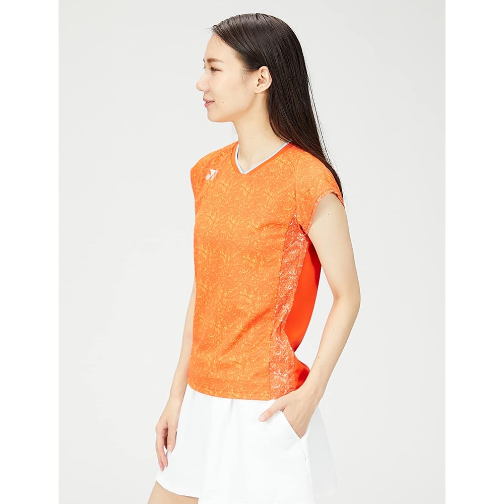 [YONEX] Women's Short Sleeve Shirt Game Shirt (Fitted Shirt)