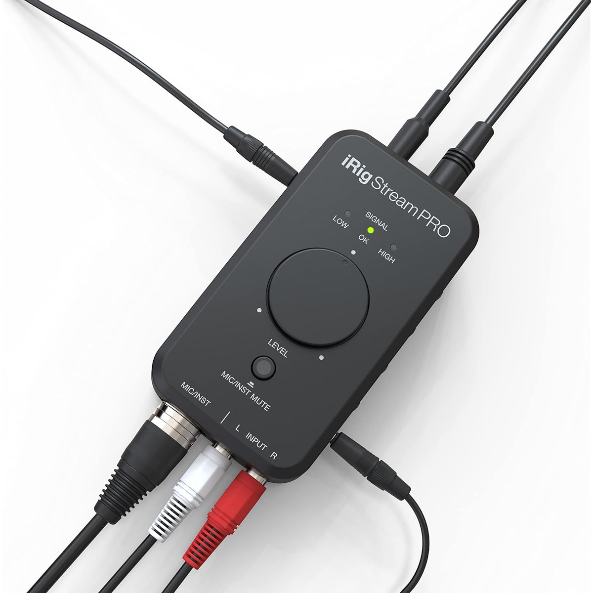 IK Multimedia iRig Stream Pro | Streaming audio interface, inline multi-input mixer, and everything you need for professional quality streaming in the palm of your hand.