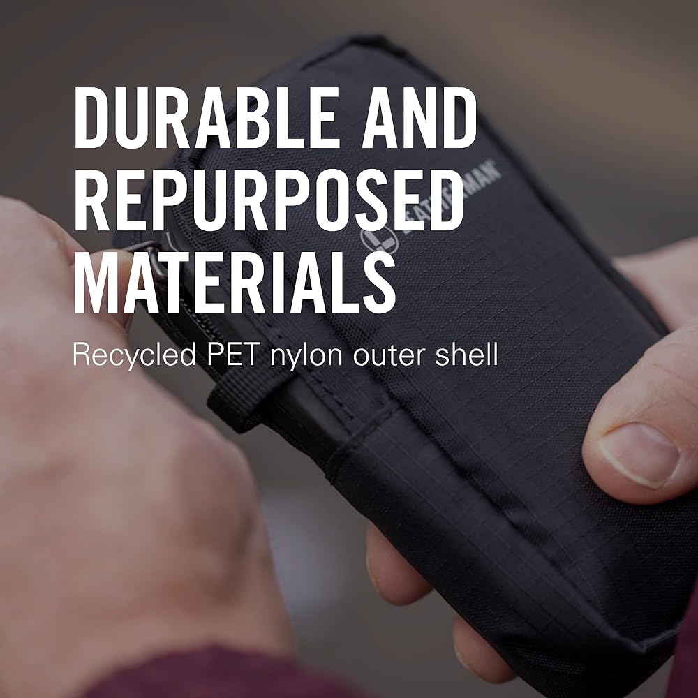 LEATHERMAN Tool Pouch 7 Pocket Tool Organizer Ripstop Nylon Fabric Black