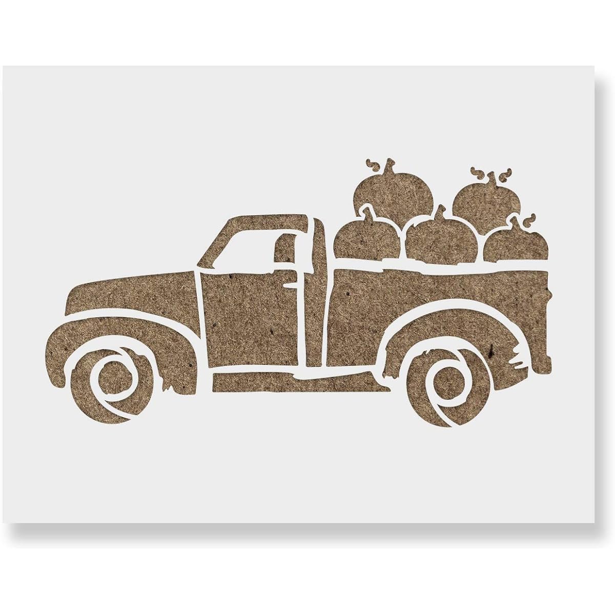 Thanksgiving Truck Stencil Template for Walls and Crafts Reusable Stencils for Painting Small & Large Sizes