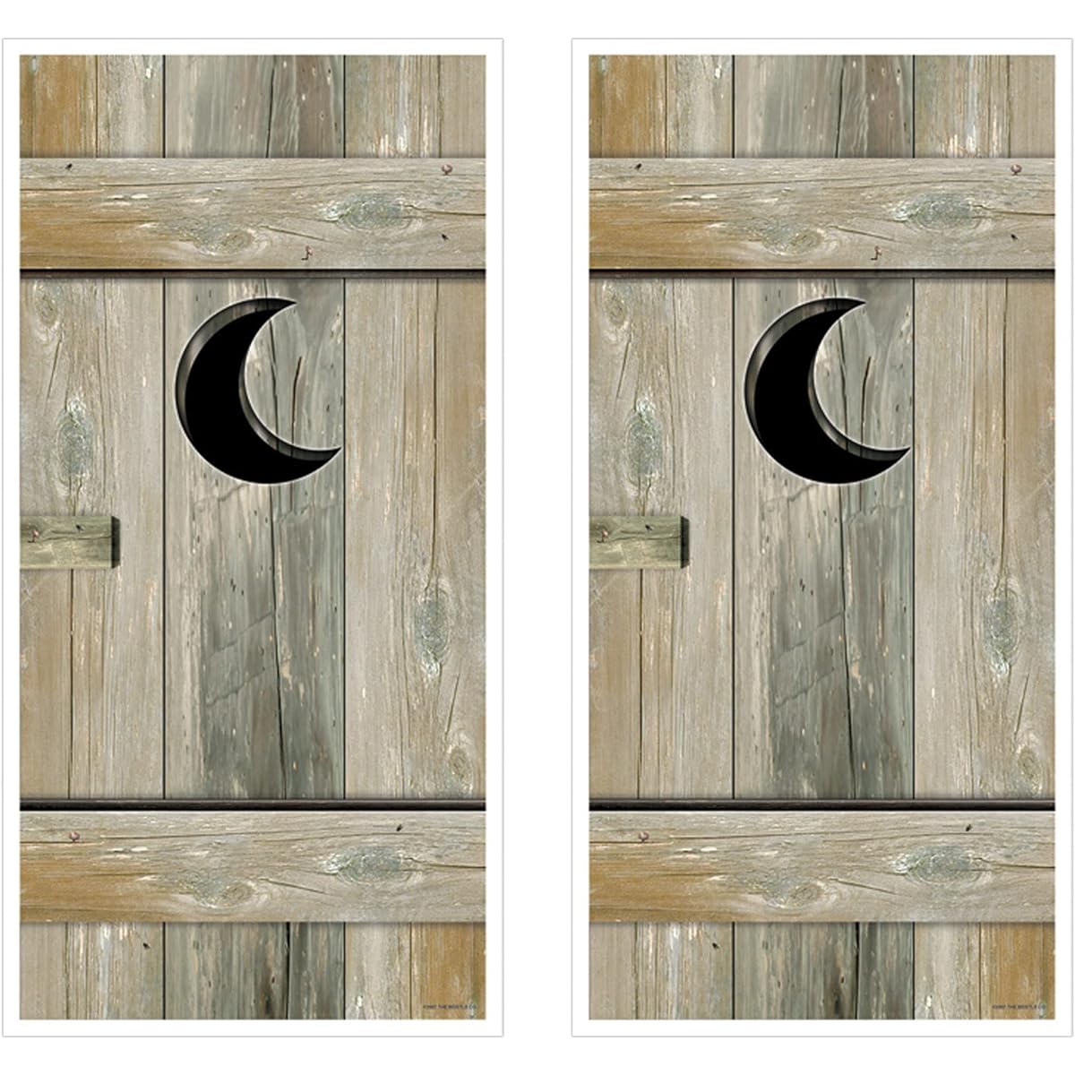 Beistle S57126AZ2 Outhouse Door Covers 2pc 30" x 5' Multicolor