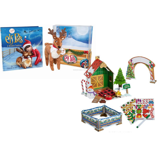 The Elf on the Shelf: Elf Pets - Reindeer Traditions Christmas Cabin Playset with Elf Pets