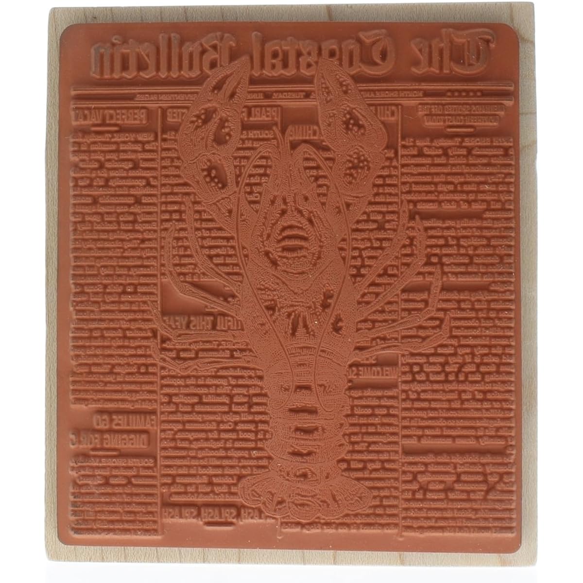 Inkadinkado Mounting Stamp 3.5" x 4" - Lobsterfest