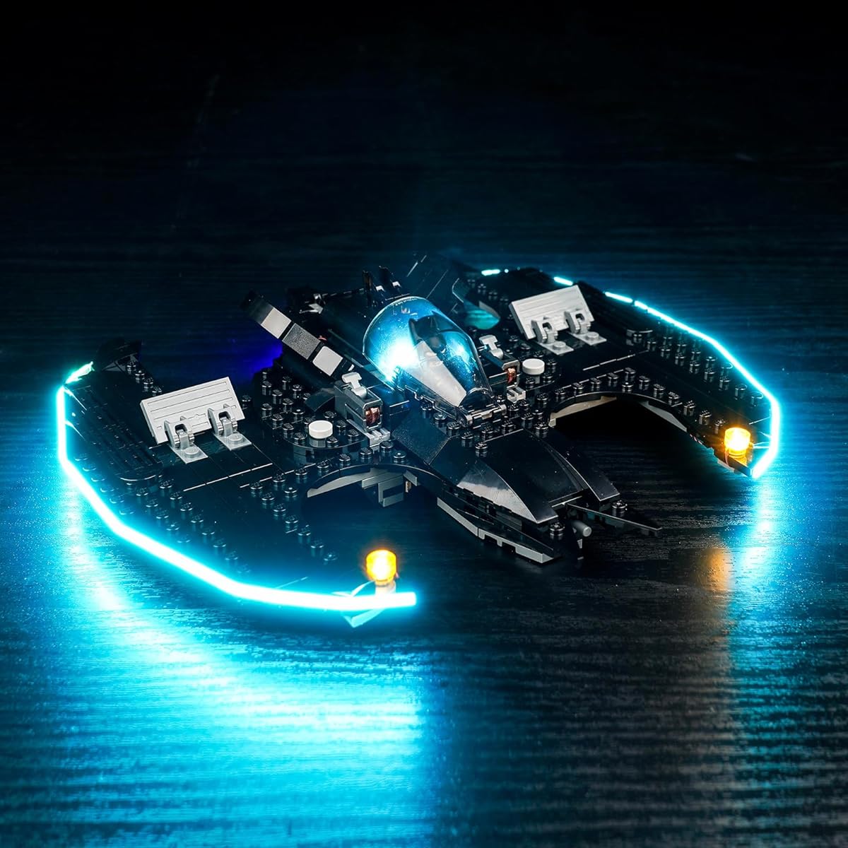 VONADO LED Light Kit for LEGO Batwing Batman vs Joker 76265 Creative Lighting Set Accessories for Fans (Lights Only, No Model)