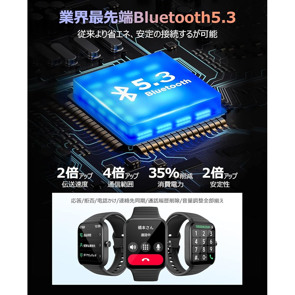 Smart Watch, iPhone Compatible, 2024 Mode, Bluetooth 5.3 Calls, Alexa Compatible, 1.80 Large Screen, Activity Monitor, IP68 Waterproof, 100 Different Exercise Modes, Heart Rate, Blood Oxygen