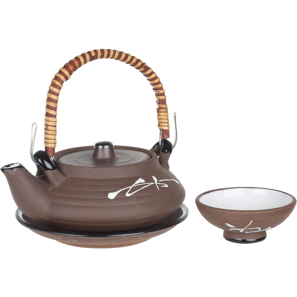 Set of 5 Flat Matsuba Dobin Mushi [200cc] [Dobin Steam] [Restaurant, Inn, Japanese Tableware, Restaurant, Commercial Use]