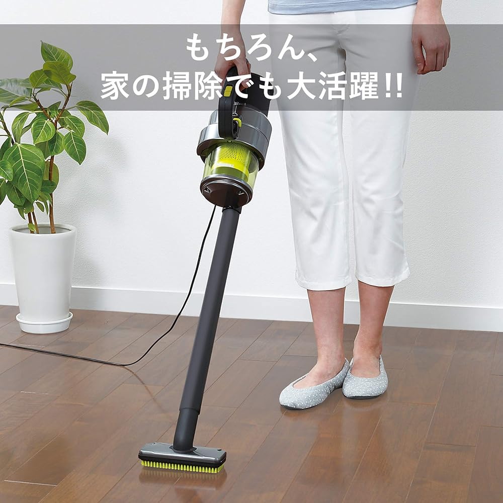 Twin Bird Vacuum Cleaner Handy Cleaner Cyclone Metallic Gray HC-E251GY