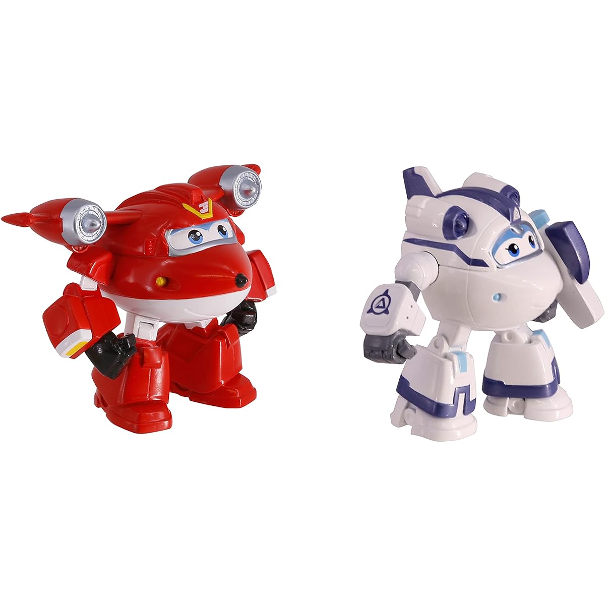 Super Wings - 3" Articulated Jet & Astra Plane Toy Vehicles Minifigures | Plane to Bot | Fun Preschool Toy Planes Birthday Gift for 3 4 5 Year Old Boys and Girls