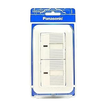Panasonic Cosmo Wide 21 Embedded Firefly Double Switch B Set of 5 WTP50512WP