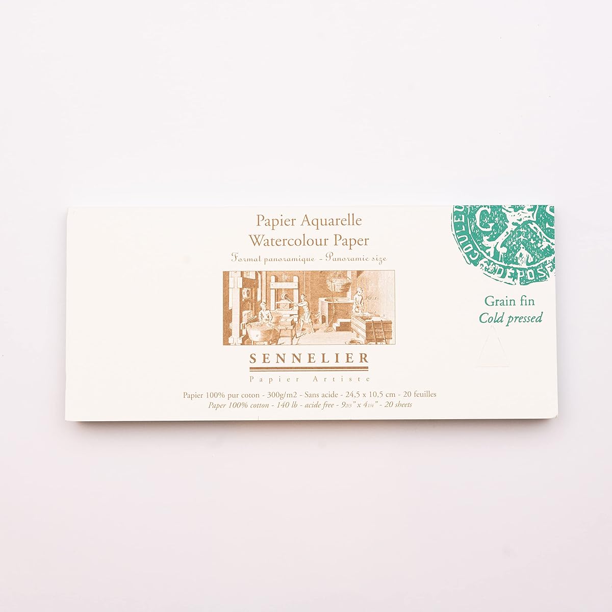 Sennelier Watercolor Paper Block 9.5X4.25 Cp