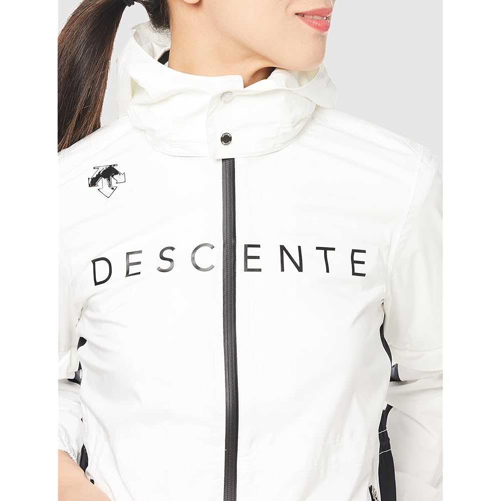 [DESCENTE] Rainwear Jacket, Water Resistance 20,000mm, Breathable, Water Repellent, Soft, Stretch, Ventilation, Storage Bag Included, Rainy Weather, Golf, DGWTJF00 Women's