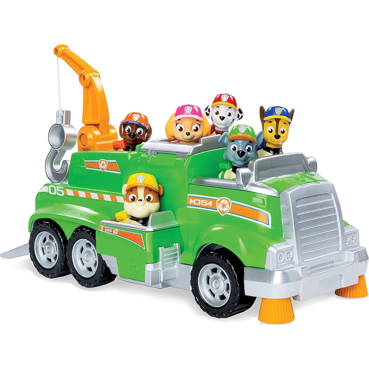 Paw Patrol Toy Rocky Total Team Rescue Recycled Truck [Parallel Import]