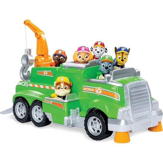 Paw Patrol Toy Rocky Total Team Rescue Recycled Truck [Parallel Import]