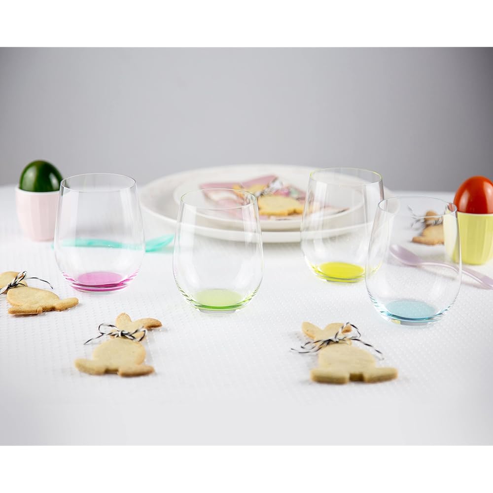 [Genuine] RIEDEL Riedel Glass Set of 4 Riedel O Happy O Vol. 1 320ml 5414/44