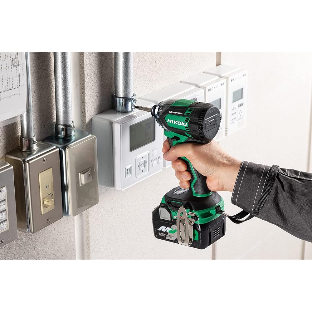 HiKOKI 18V Rechargeable Impact Driver Maximum Tightening Torque 180N・m Flare Red Storage Battery/Charger/Case/Bits Sold Separately WH18DC (NNR)