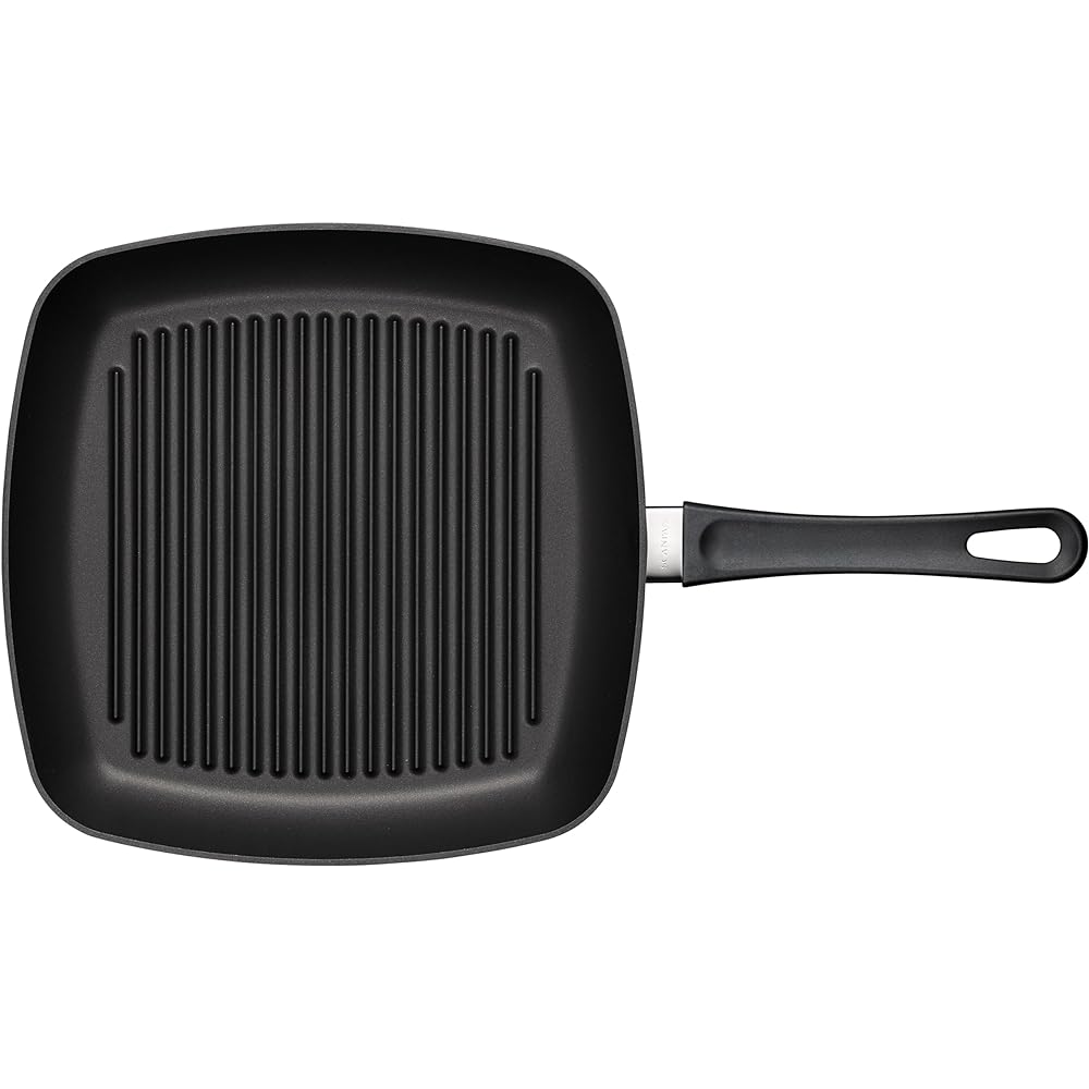 Scanpan Classic Induction IH Compatible Series Grill Pan 27cm Grill Steak Environmentally Friendly Oven Cooking Non-Stick Safe Frying Pan Fluorine Processing SCANPAN Denmark STRATANIUM+