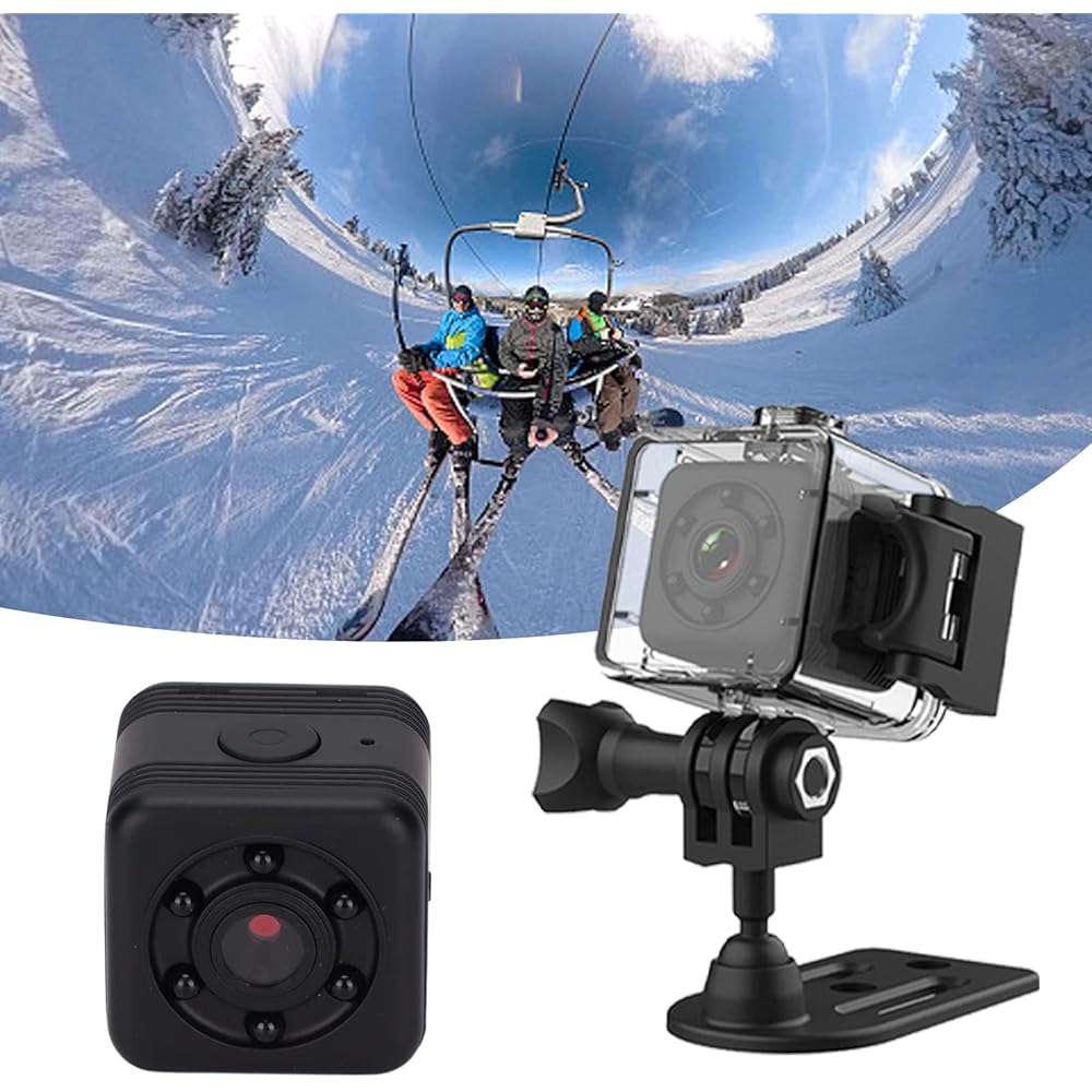 FASW Sports Camera, Small WiFi Automatic Connection Real-time Video Transmission Ultra HD Action Camera for Vlogging