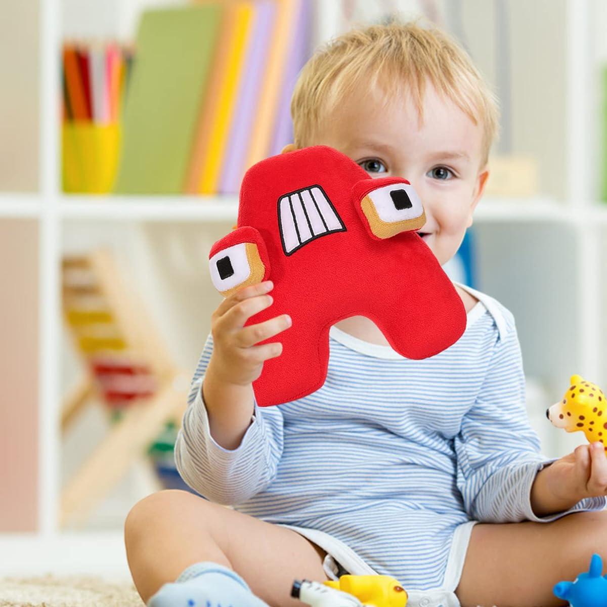 Alphabet Lore Cartoon Character Plush Toy Lore Plush Educational Toy Soft Strong Durable Good Texture Selected Fabric Alphabet Educational Toy Plush Toy Interior Moe Goods Store Decoration Cultural Festival Birthday Gift