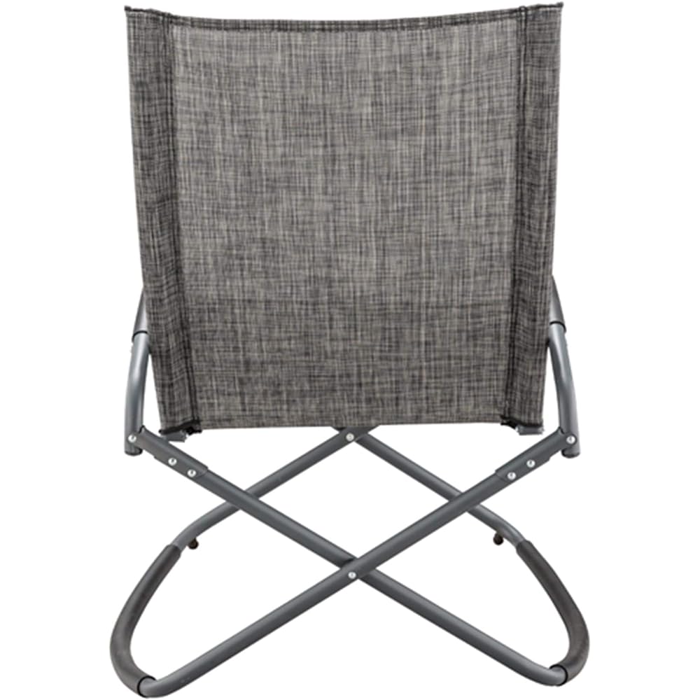 Azumaya-kk Rocking Chair Width 71.5 x Depth 89 x Height 96cm Dark Gray Folding RKC-191DGY