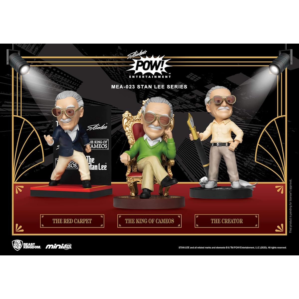 Beast Kingdom Mini Egg Attack Marvel Stanley Series Set of 3 Multicolor (MEA-023D)