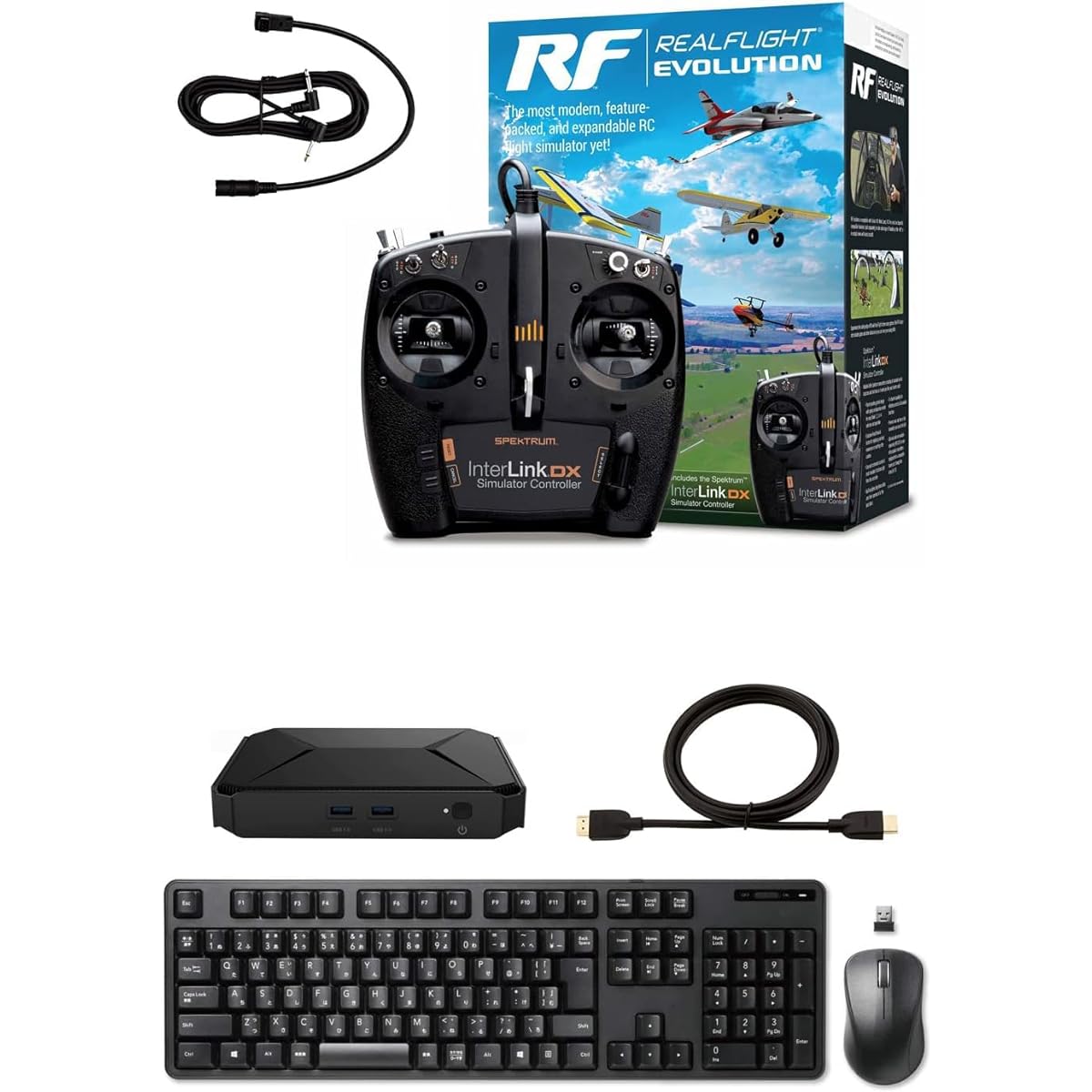 MALTA Real Flight Evolution + PC set PC & transmitter type USB controller & TX connection cable included RC flight simulator Real Flight Evolution with PC/RF-Evo+PC