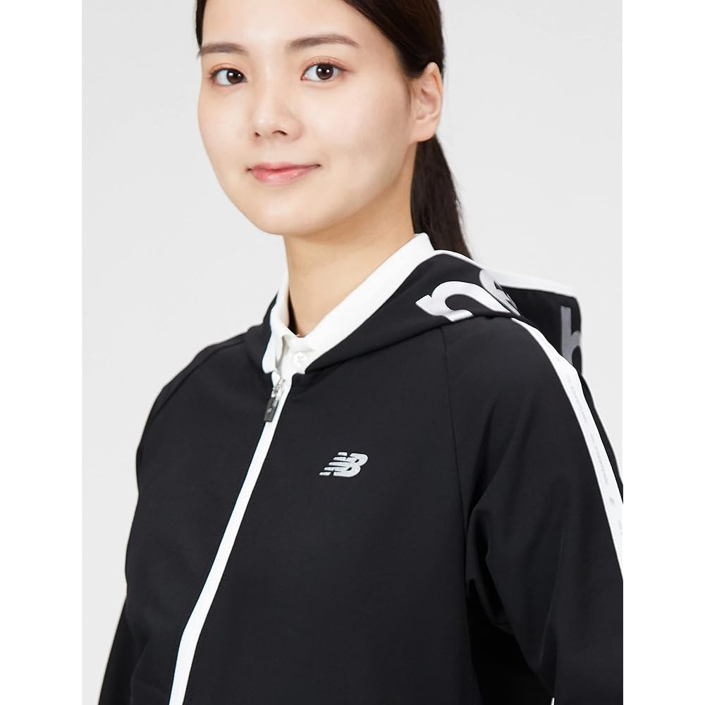 [New Balance] Women's Water Repellent Full Zip Parka (Bias Logo Border Pattern/Stretchy) / Golf Outerwear / 012-2220501