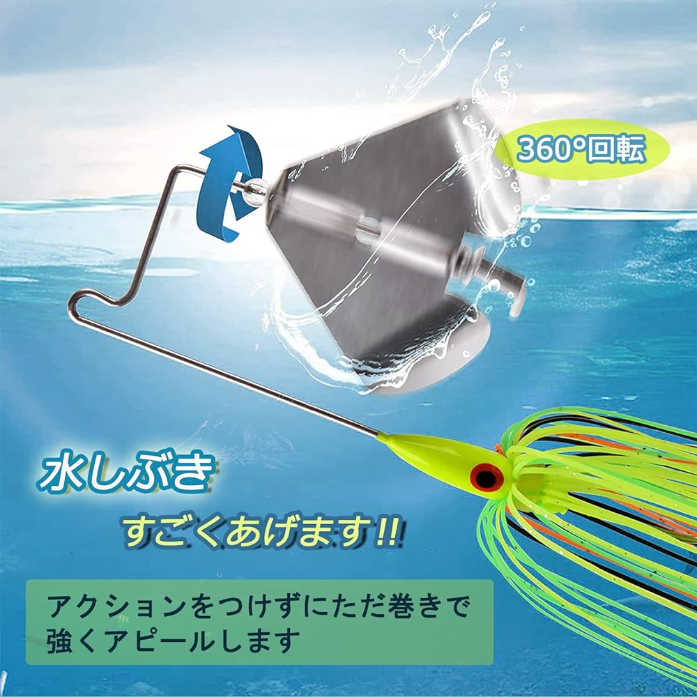 SILANON Buzzbait Lure Set 9cm 13g 5 Colors Selected Top Water Suzuki Seabass Rainbow Trout Yellow Trout River Fishing Salt Mountain Stream Fishing Minnow Fishing Tools