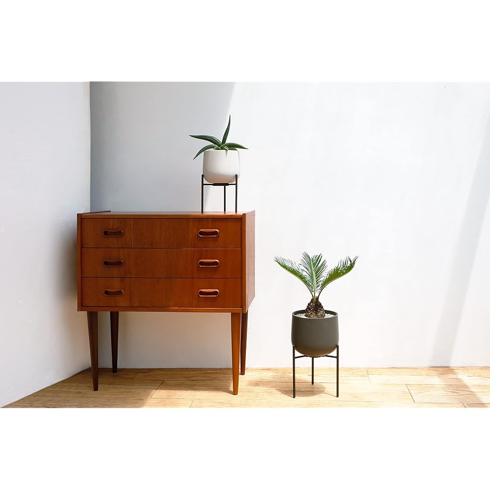 KINTO Plant Pot 211_ 135mm Earth Gray Stand Type Pot 29232