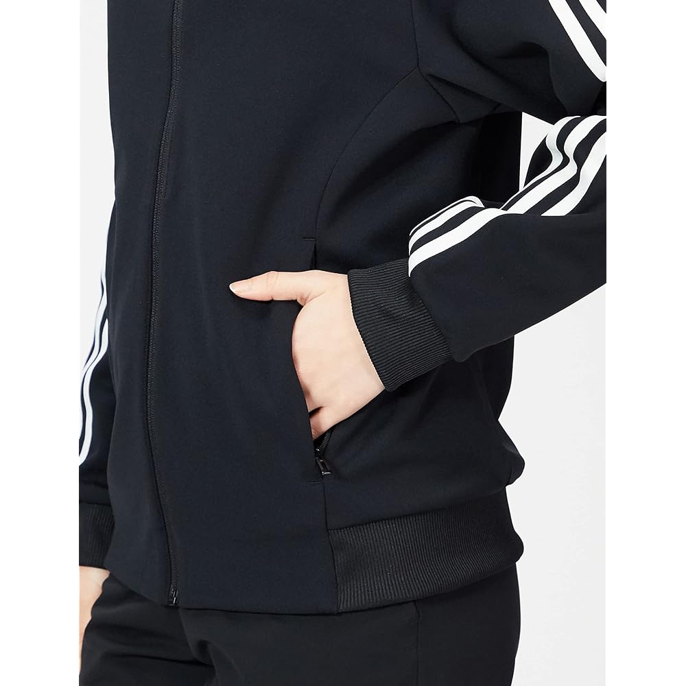[Adidas] Jersey Top 3 Stripes Double Knit Track Top JIL43 Women's
