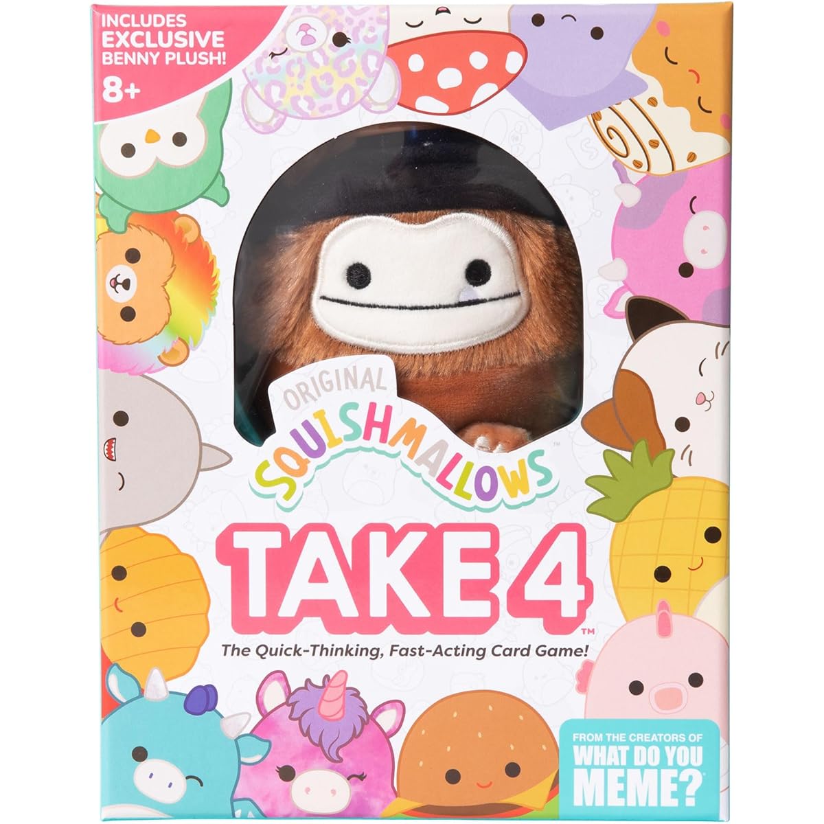 Squishmallow Take4: A fast-paced family game by the creators of What Do You Meme