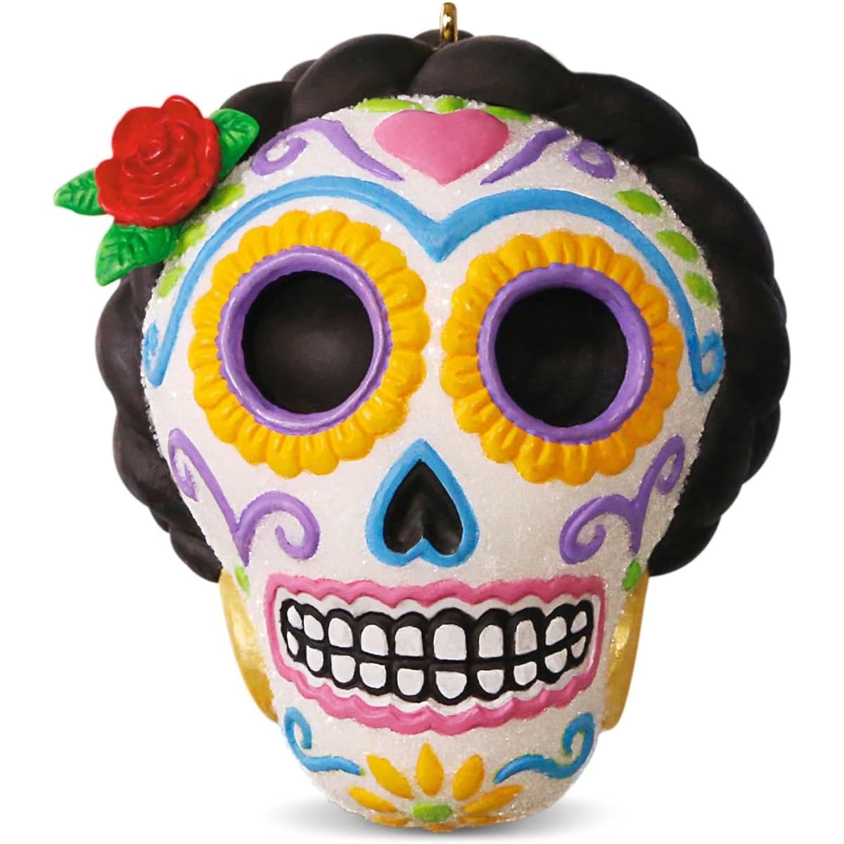 Dia de Los Muertos Halloween Sugar Skull Ornament