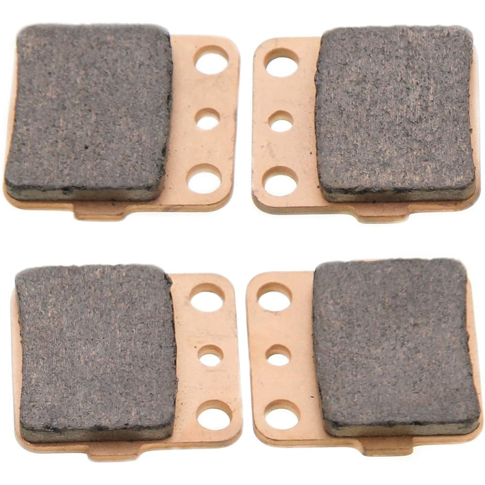 Race Driven Sintered Metal Heavy Duty Front and Rear Brake Pads for Yamaha Grizzly YFM 660 YFM660